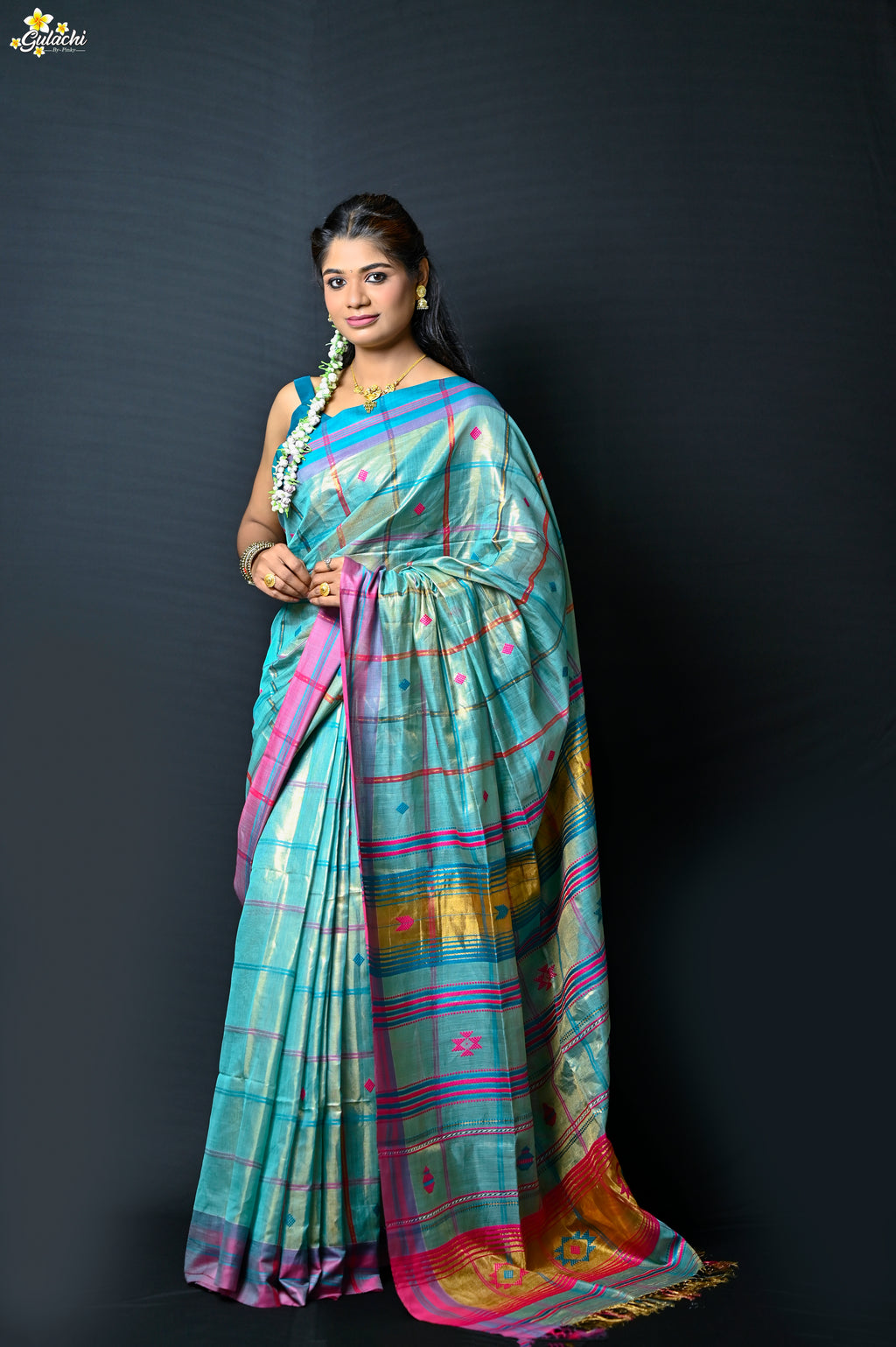 Tissue Zari Jhal Saree