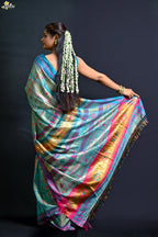 Tissue Zari Jhal Saree