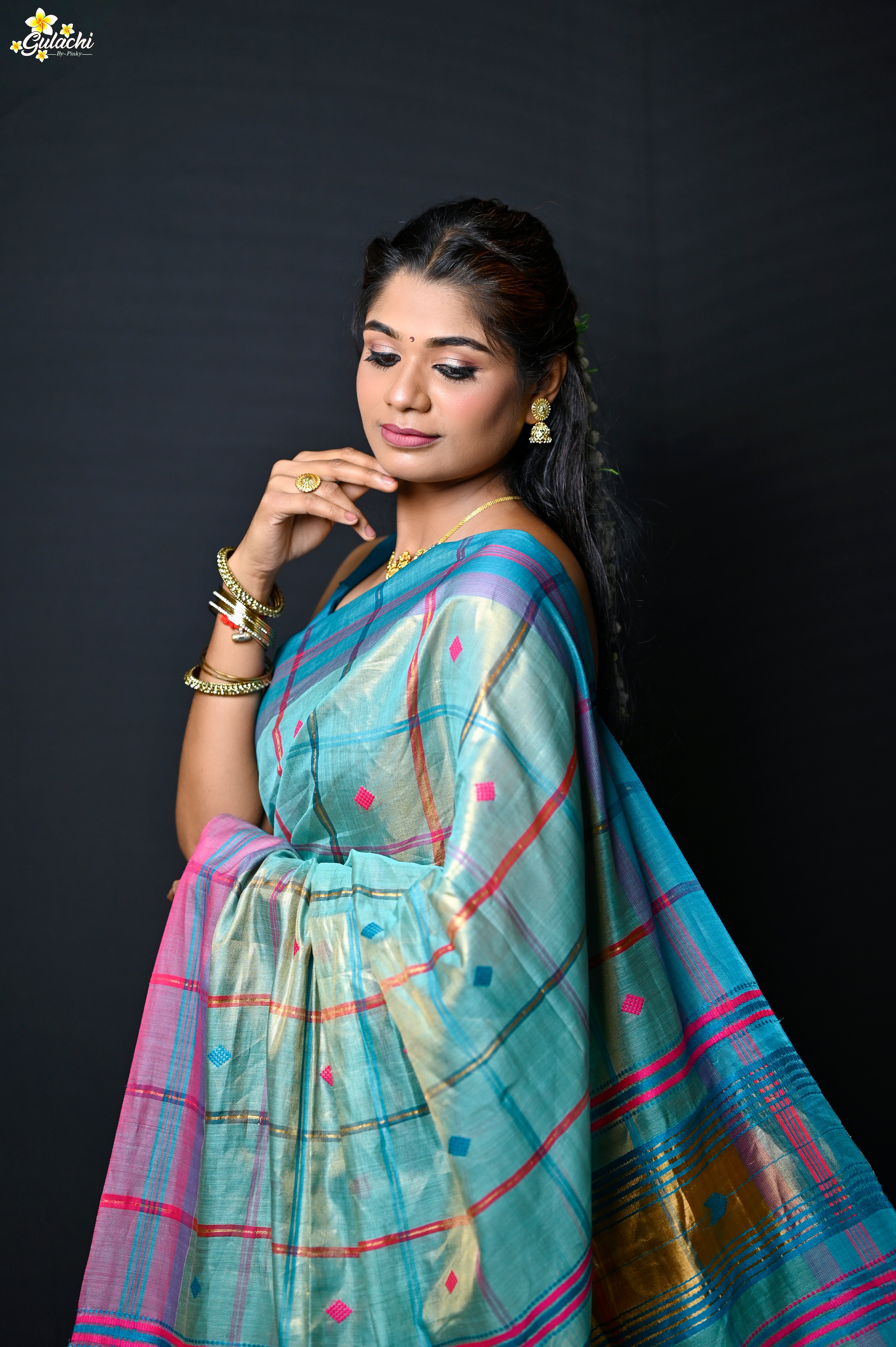 Tissue Zari Jhal Saree