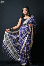 Linen Jhal Saree