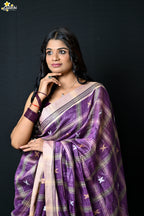 Linen Jhal Saree