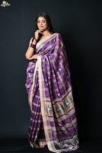 Linen Jhal Saree