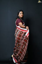 Linen Jhal Saree