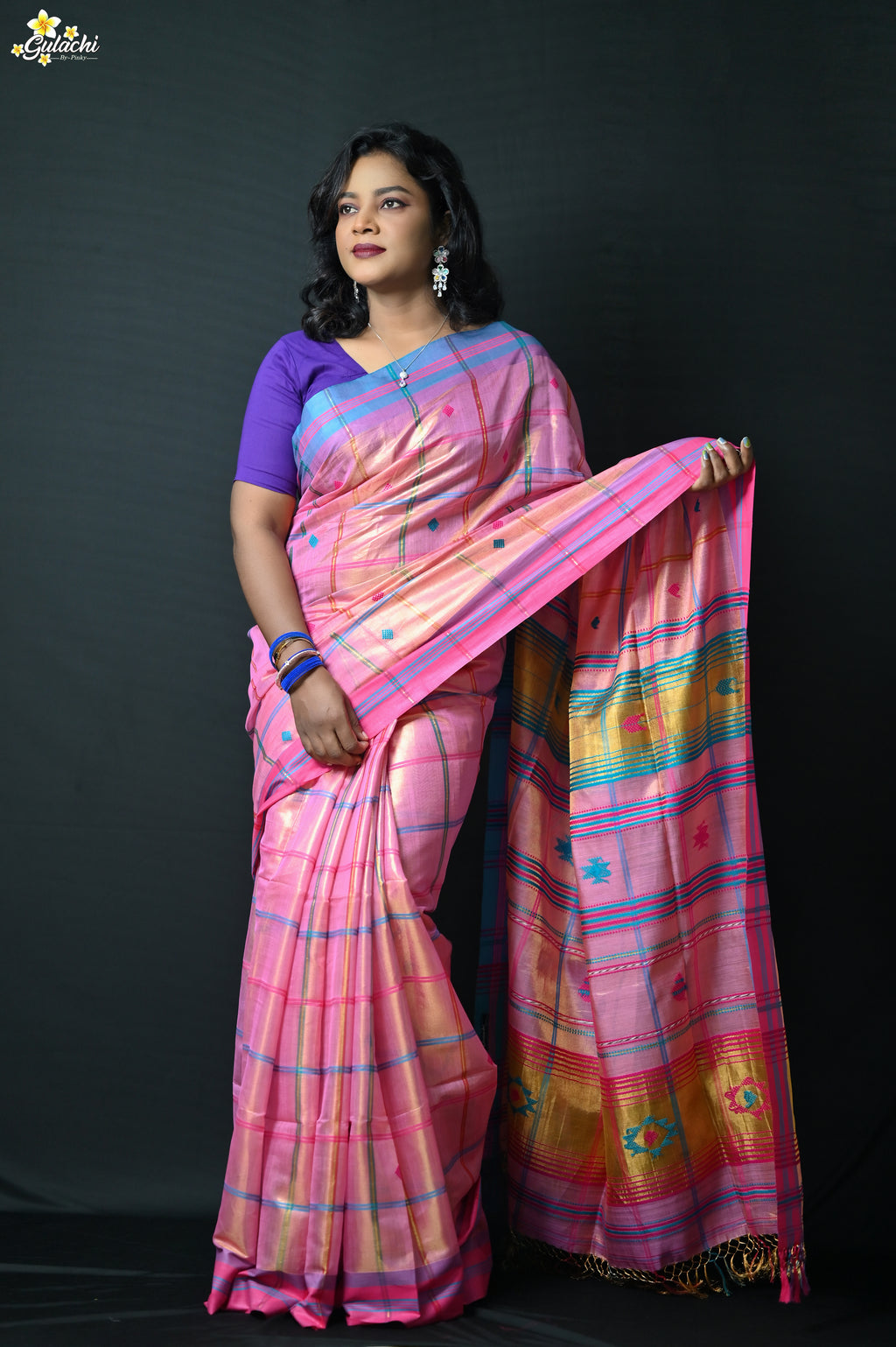 Tissue Zari Jhal Saree