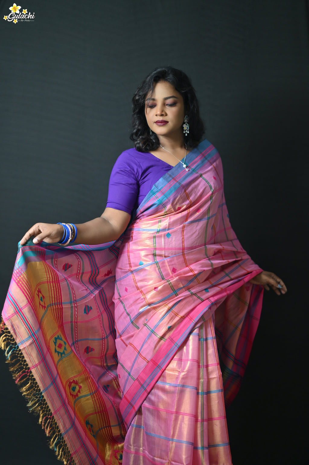 Tissue Zari Jhal Saree
