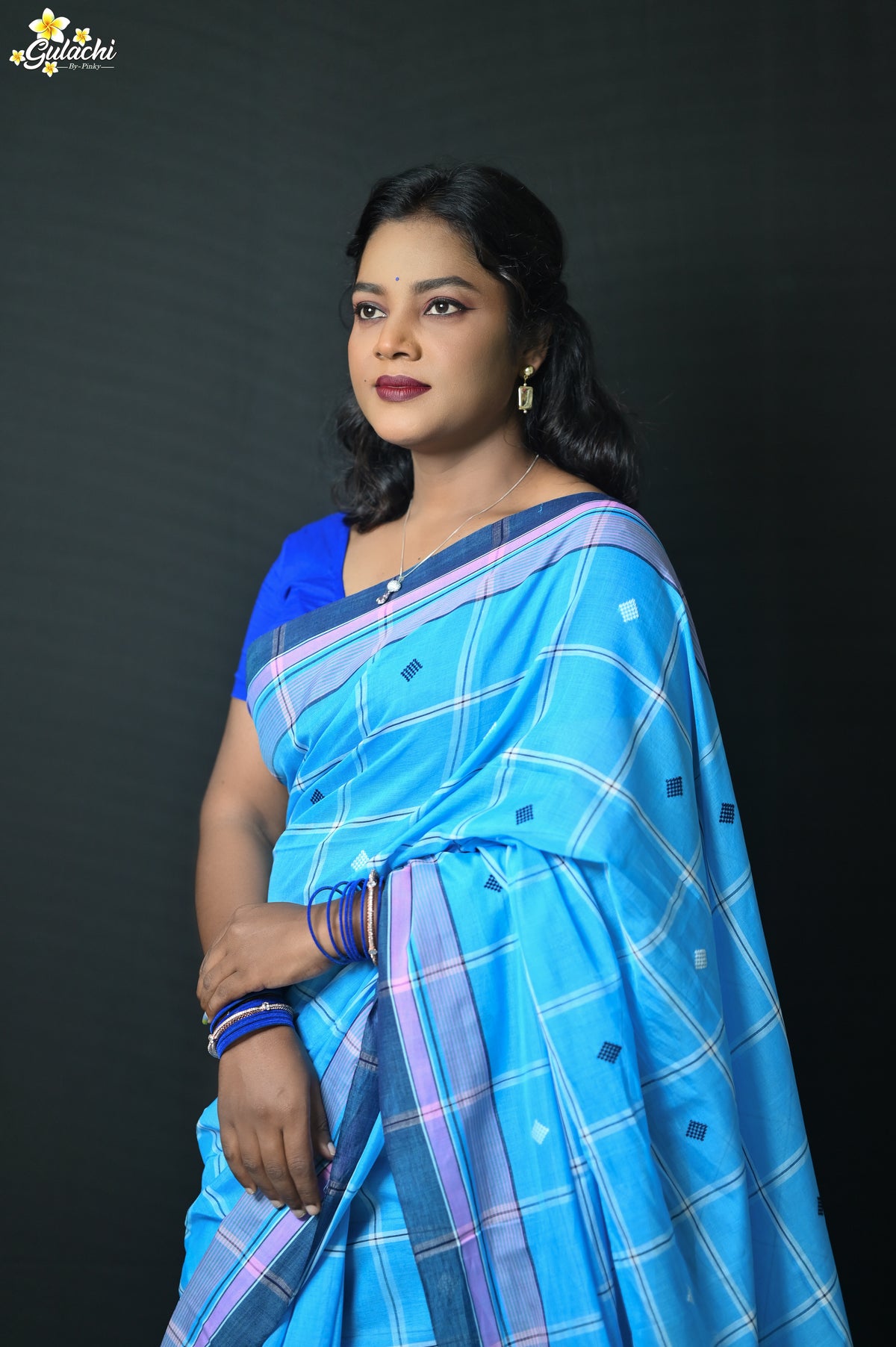Mercerised Cotton Jhal Saree
