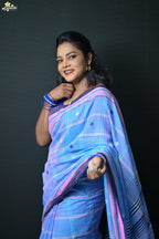 Mercerised Cotton Jhal Saree