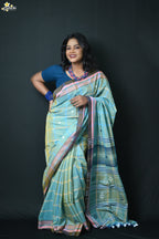 Mercerised Cotton Jhal Saree