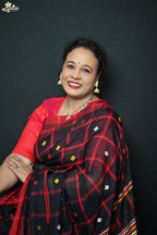 Mercerised Cotton Jhal Saree