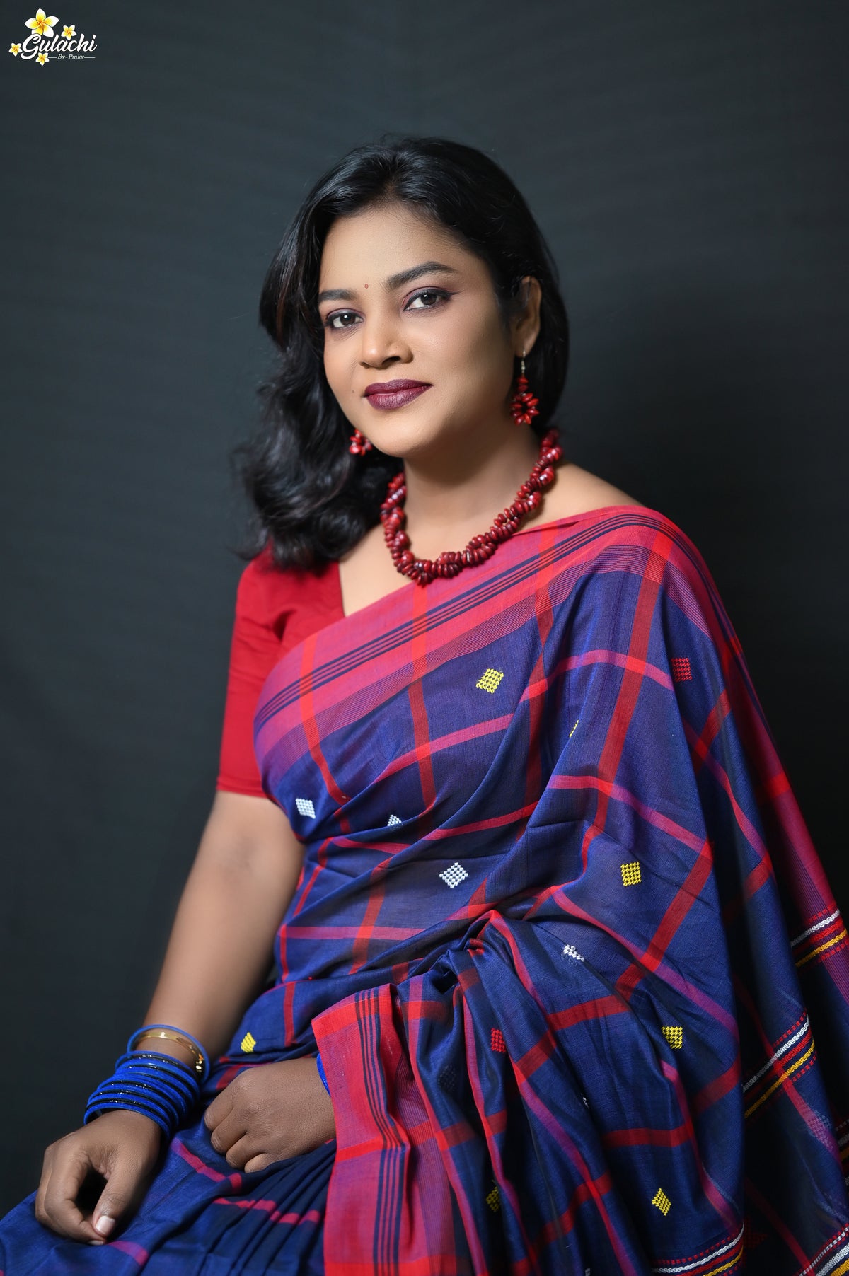 Mercerised  Cotton Jhal Saree