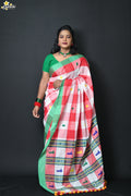 Mercerised Cotton  Premium Jhal Saree