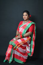 Mercerised Cotton Premium Jhal Saree