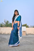 Mercerised Tribal Fusion Saree