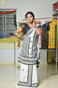 Mercerised Tribal Fusion Saree