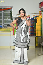 Mercerised Tribal Fusion Saree
