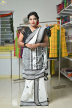 Mercerised Tribal Fusion Saree