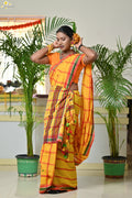 Mercerised Cotton Jhal Saree