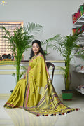 Mercerised Tribal Fusion Saree