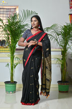 Mercerised Tribal Fusion Saree