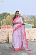 Mercerised Tribal Fusion Saree