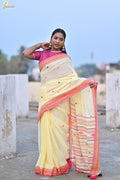 Mercerised Tribal Fusion Saree