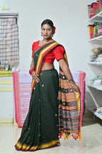 Mercerised Tribal Fusion Saree