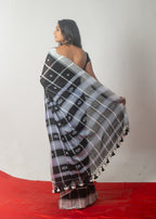 Mercerised Cotton Jhal Saree