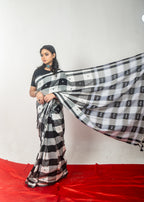 Mercerised Cotton Jhal Saree