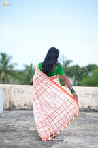 Handloom Cotton Jhal Saree