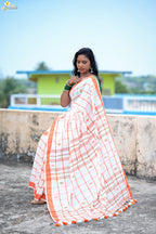 Handloom Cotton Jhal Saree