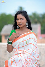 Handloom Cotton Jhal Saree