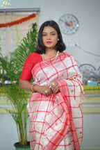Tussar Silk Jhal Saree