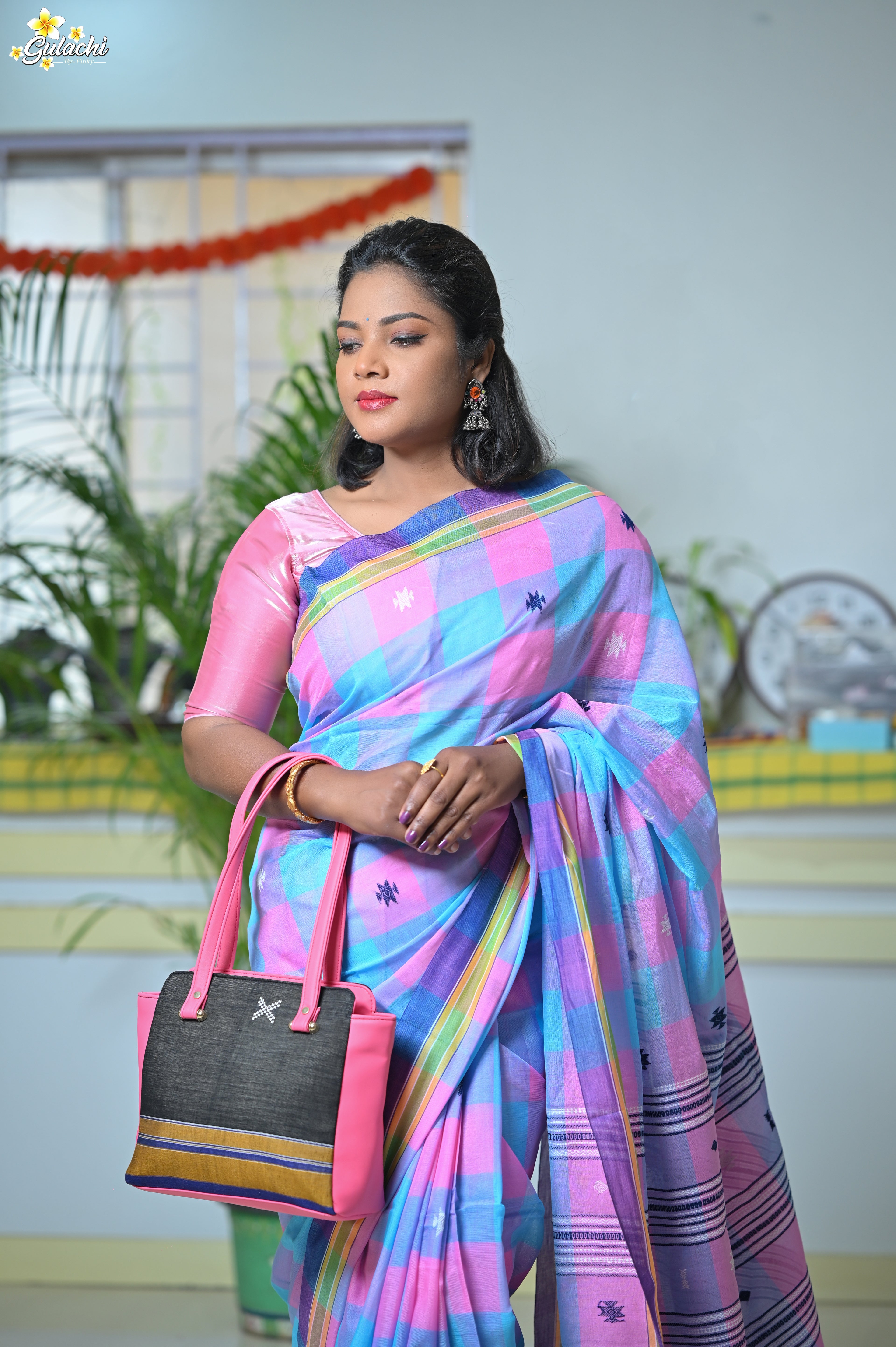 Mercerised Cotton Premium Jhal Saree