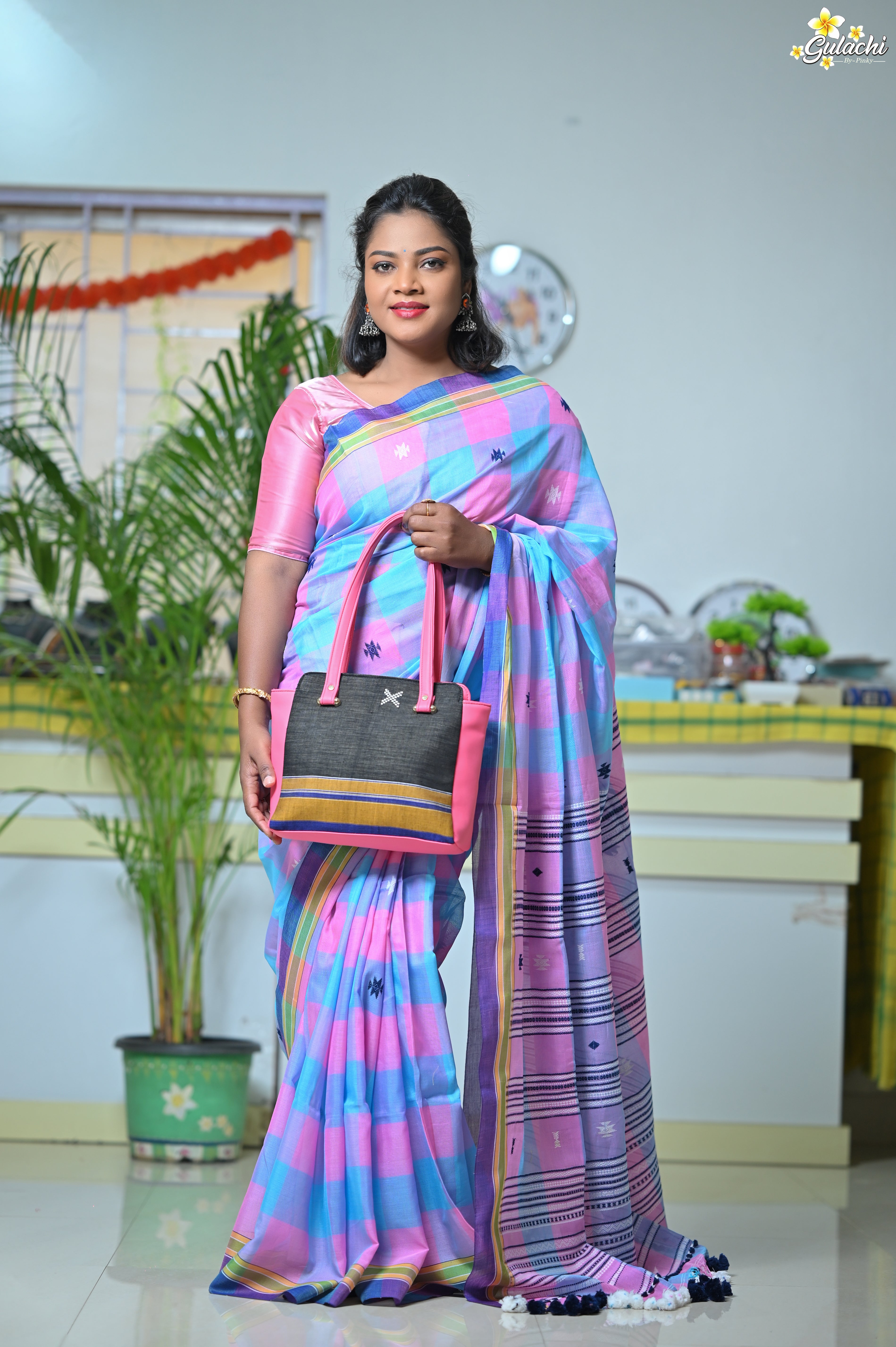 Mercerised Cotton Premium Jhal Saree