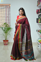 Mercerised Tribal Fusion Saree