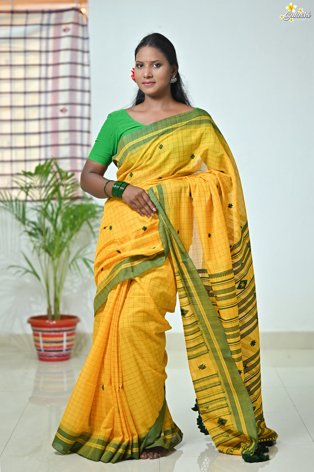Mercerised Tribal Fusion Saree