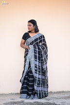 Linen Jhal Saree