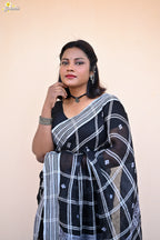 Linen Jhal Saree