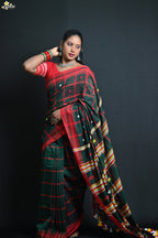Mercerised Cotton Jhal Saree