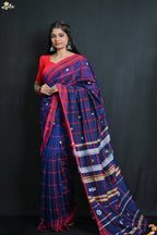 Mercerised Cotton Jhal Saree