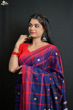 Mercerised Cotton Jhal Saree