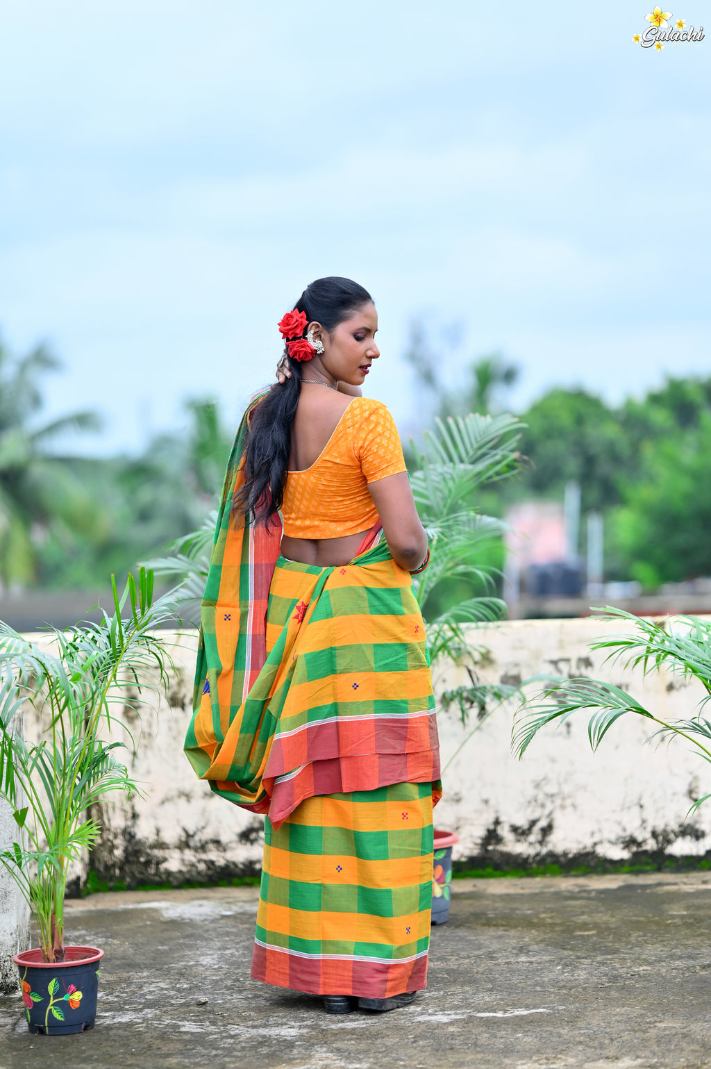 Santali Phuta Jhal Saree