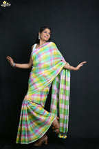 Gulachi Mul Cotton Handloom Saree
