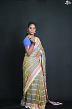 Mercerised Cotton Jhal Saree