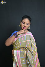 Mercerised Cotton Jhal Saree