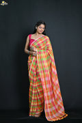 Gulachi Mul Cotton Handloom Saree