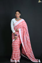 Handloom Cotton Jhal Saree