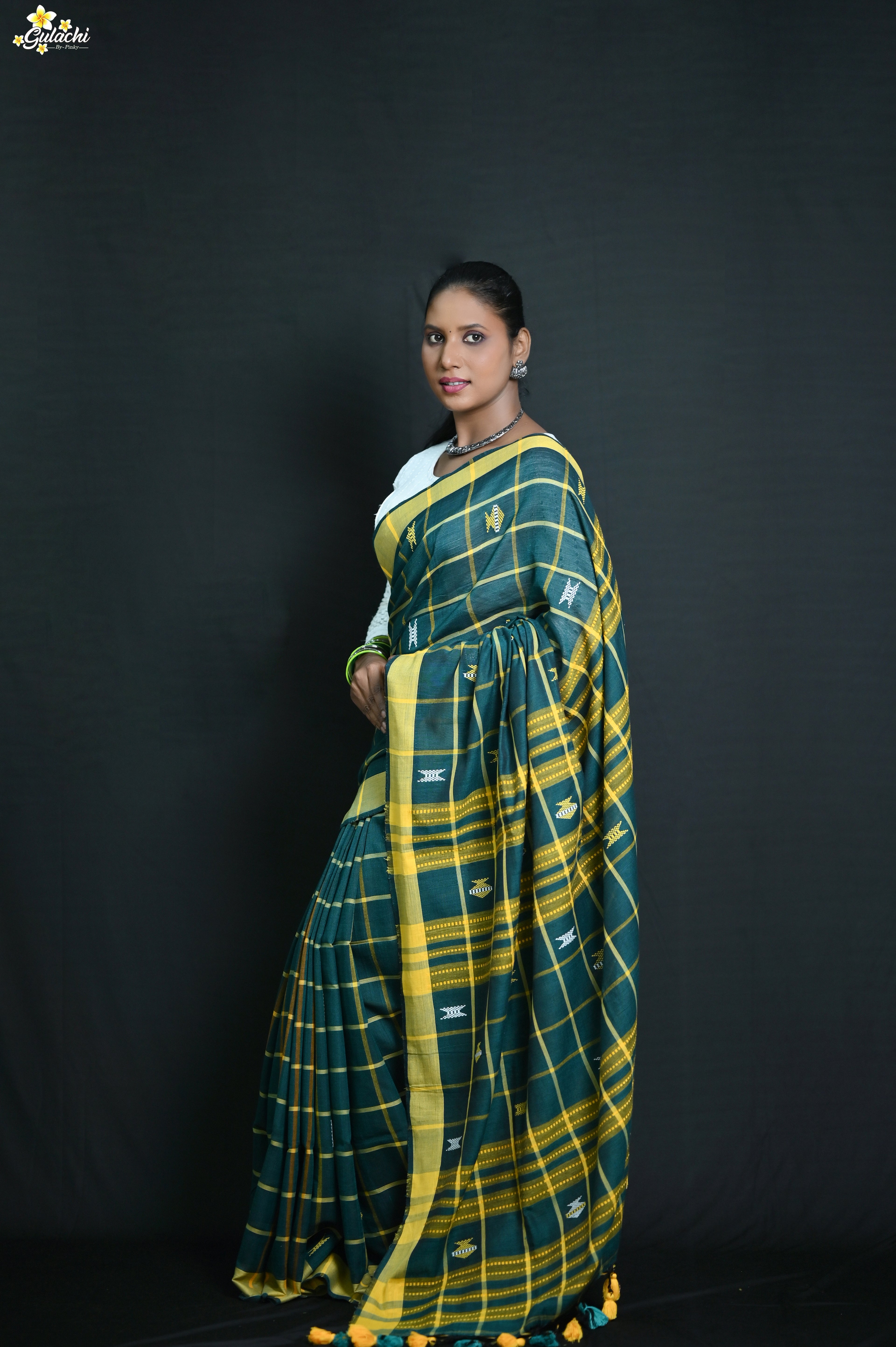 Handloom Cotton Jhal Saree