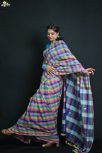 Gulachi Mul Cotton Handloom Saree
