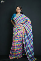 Gulachi Mul Cotton Handloom Saree